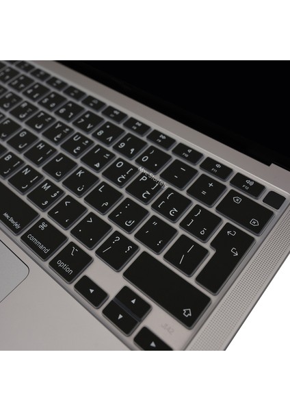 Macbook Air M1 Klavye Kılıf 13 inç UK(EU) Arapça Baskılı A2179 A2337 ile Uyumlu