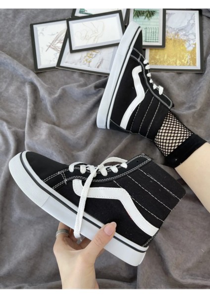 Unisex Siyah Boğazlı Sneaker Spor Ayakkabı modelleri
