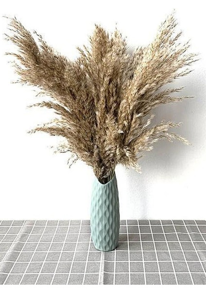 Gerçek Kuru Çiçek 7'li Büyük Boy Pampas 100 cm