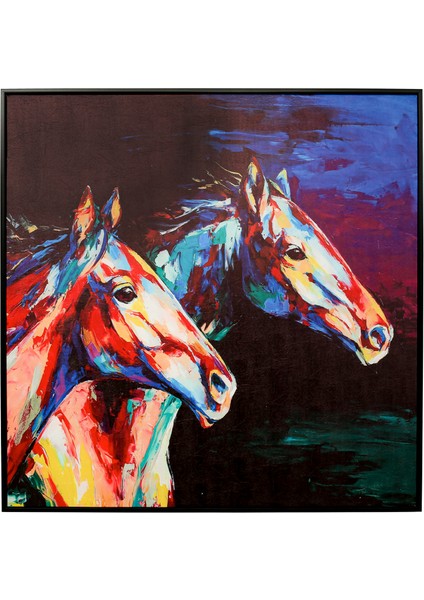 Çerçeveli Kanvas Tablo 120 x 120 cm