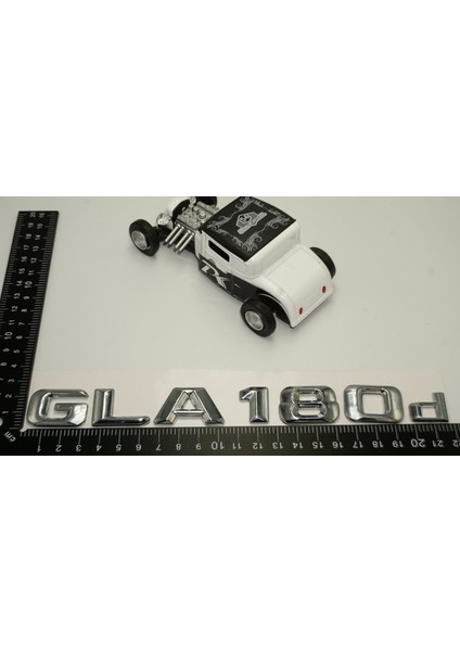 Benz Gla 180D Bagaj Krom Metal 3m 3D Yazı Logo