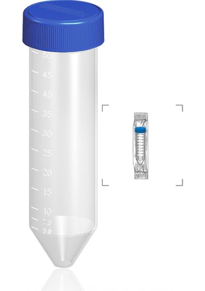 Falkon Tüpü 50 ml - Dibi Konik Santrifüj Test Tüpü 50 Adet