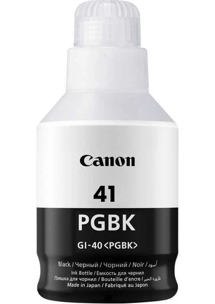 Gı-41 G1430 G2470 G3470 G4470 Uyumlu Photoink Siyah Mürekkep 135 ml