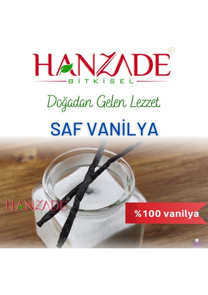 Saf Vanilya Şekersiz 500 gr