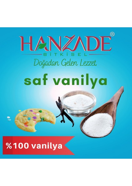 Saf Vanilya Şekersiz 100 gr