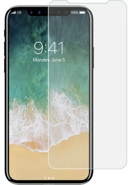 Apple iPhone 12 Uyumlu Ekran Koruyucu 9h Temperli Cam Sert Şeffaf Tamperli  Cam