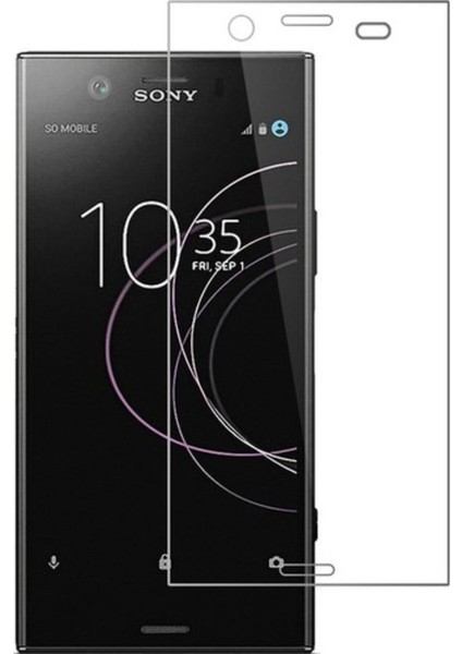 Andeka Sony Xperia Xz1 Uyumlu Ekran Koruyucu 9h Temperli Cam Sert Şeffaf Tamperli Cam
