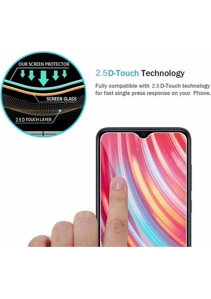 Realme 7 Pro Uyumlu Ekran Koruyucu 9h Temperli Cam Sert Şeffaf Tamperli Cam