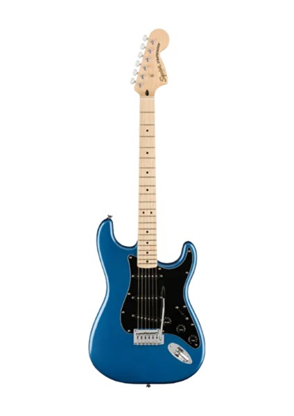 Squier Affinity Stratocaster Akçaağaç Klavye Black Pg Lake Placid Blue Elektro Gitar