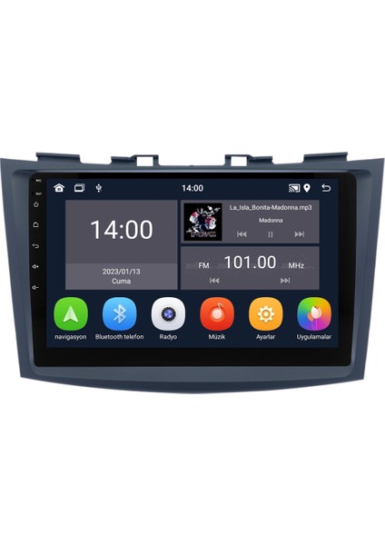 Suzuki Swift (2011-2016) Android 14 Multimedya - 4 GB Ram - 64 GB Hafıza - Carplay CRV-4512XD
