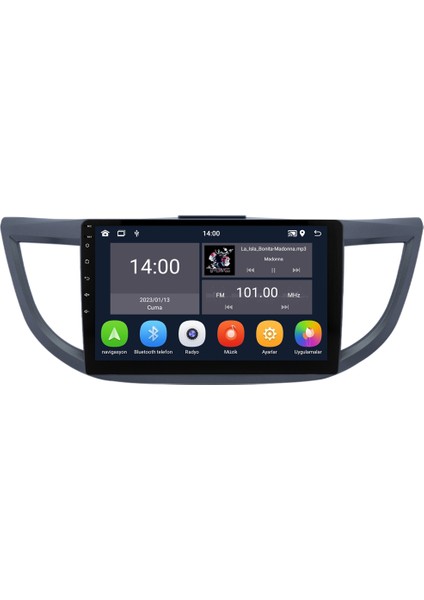 Honda Crv (2010-2016) Android 14 Multimedya - 4 GB Ram - 64 GB Hafıza - Carplay CRV-4150XD