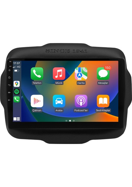Jeep Renegade (2014-2018) Android 14 Multimedya - 4 GB Ram - 64 GB Hafıza - Carplay CRV-4301XD