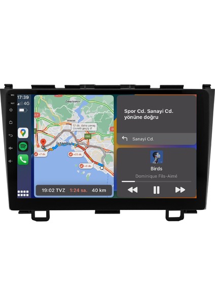 Honda Cr-V (2007-2012) Android 14 Multimedya - 4 GB Ram - 64 GB Hafıza - Carplay CRV-4144XD