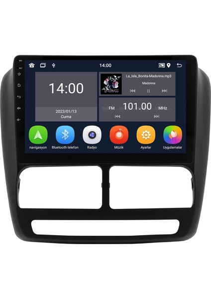 Fiat Doblo (2011-2015) Android 14 Multimedya - 4 GB Ram - 64 GB Hafıza - Carplay CRV-4108XD