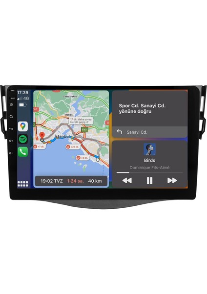 Toyota Rav4 (2006-2012) Android 14 Multimedya - 4 GB Ram - 64 GB Hafıza - Carplay CRV-4549XD