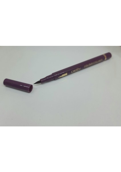 Renkli Eyeliner Kalın Uç Mor