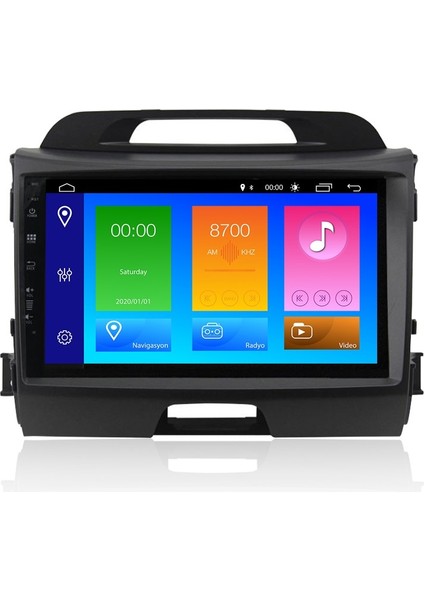 Kia Sportage Android 10 Carplay Özellikli Navigasyon Multimedya Ekran 2gb RAM+16GB HDD NAV-9926
