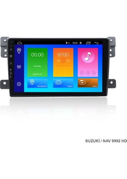 Suzuki Vitara Android 10 Carplay Özellikli Navigasyon Multimedya Ekran 2gb RAM+16GB HDD NAV-9992