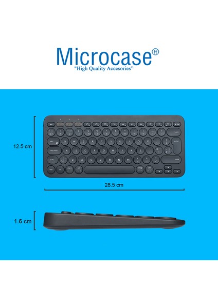 Microsoft Surface Pro 6 Bluetooth Klavye + Mouse + Tablet Standı - AL8106