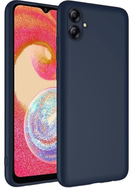 Galaxy A04E Kılıf Lansman Tasarım Iç Yüzeyi Kadife Silikon