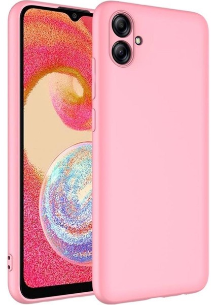 Galaxy A04E Kılıf Lansman Tasarım Iç Yüzeyi Kadife Silikon