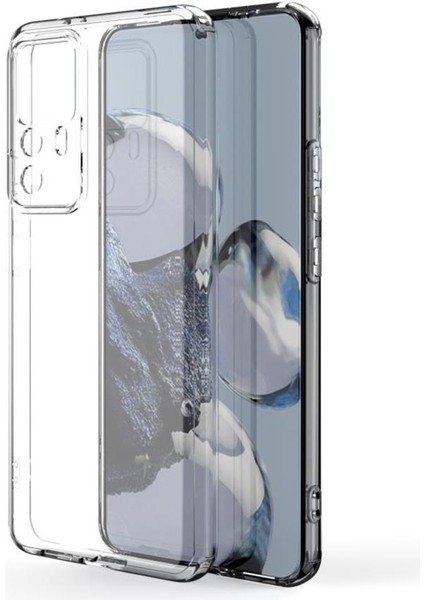 Xiaomi Mi 12T Kılıf Ince ve Esnek Şeffaf Süper Silikon