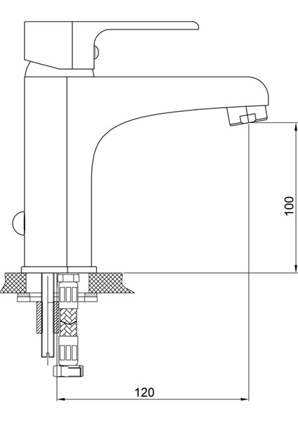 Atros Mlb 65 Lavabo Bataryası fiyatları