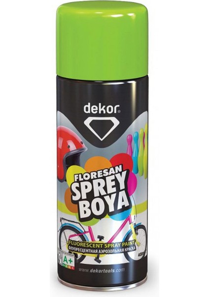 Dekor Akrilik Efektli Sprey Floresan Yeşil 400 ml fırsatları