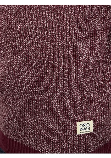 Jjorblake Knit 12093448 Bordo Kazak Bordo