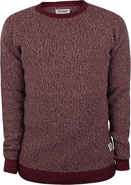 Jjorblake Knit 12093448 Bordo Kazak Bordo