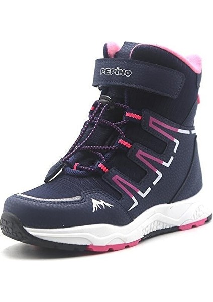 FK22-1361 Filet Çizme Lacivert Fuşya Lacivert Pembe