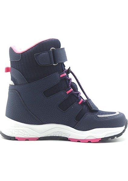 FK22-1361 Filet Çizme Lacivert Fuşya Lacivert Pembe