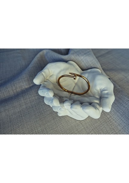 Kadın Gold Çivi Kelepçe Çelik Bileklik fiyatları