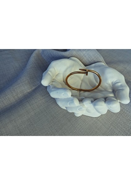 Kadın Gold Çivi Kelepçe Çelik Bileklik fırsatları