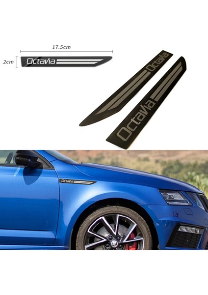Skoda Octavia Çamurluk Rozeti (Çift)