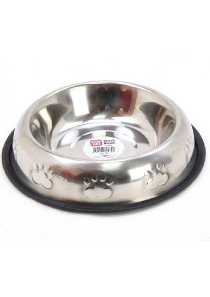 Pati Kabartma Desenli Çelik Mama ve Su Kabı 64 Oz PFMK-4089