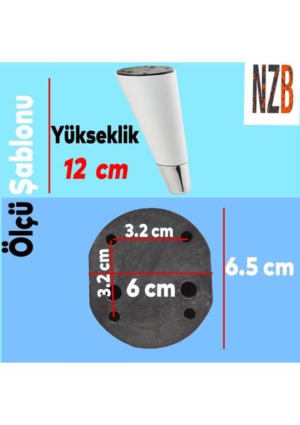 Lüks Mobilya Kanepe Sehpa Tv Ünitesi Koltuk Ayağı 12 cm Beyaz Krom Ayak fiyatları