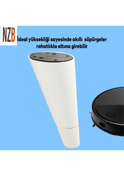 Lüks Mobilya Kanepe Sehpa Tv Ünitesi Koltuk Ayağı 12 cm Beyaz Ayak modelleri