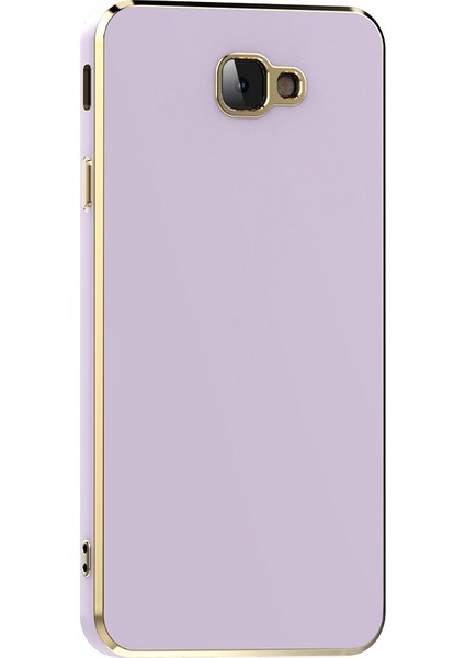 Samsung Galaxy J7 Prime Kılıf Zore Kenarı Gold Renk Silikon Bark Kapak fiyatları