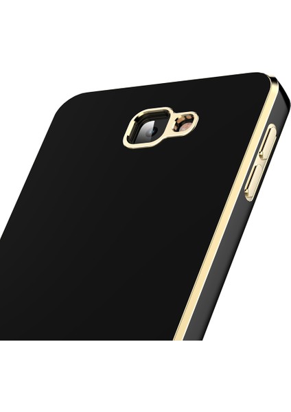 Samsung Galaxy J7 Prime Kılıf Zore Kenarı Gold Renk Silikon Bark Kapak fırsatları