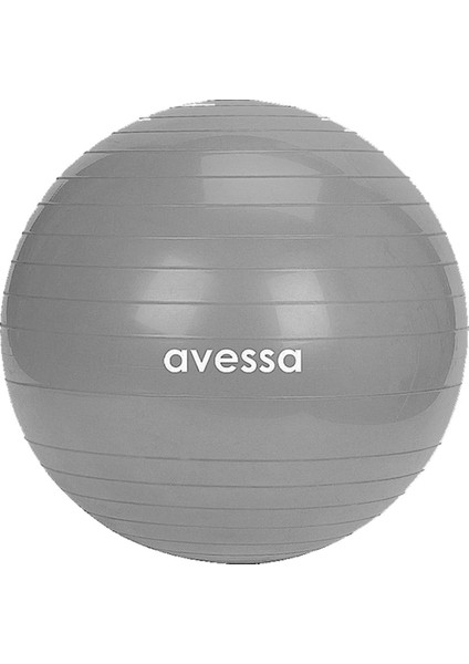 65 cm Pilates Topu Poşet Ambalaj Bpt-65 Gri