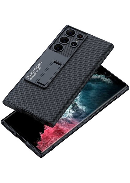 Galaxy S23 Ultra Kılıf Zore Kıpta Standlı Kılıf