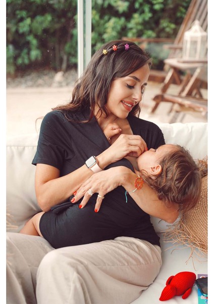 Siyah Hugger Tişört