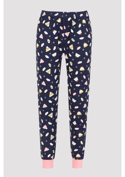 Kış Konseptli Termal Pantolon Pijama Altı