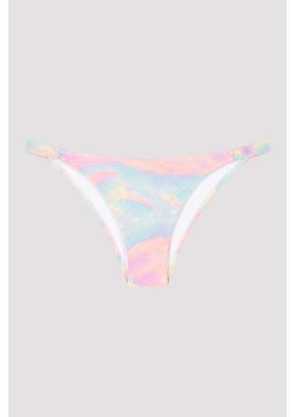 Pastel Renkli Simli Bette Side Bikini Altı modelleri