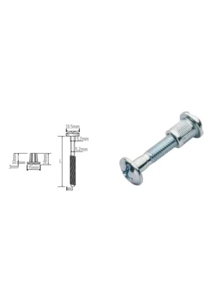 Metal Montebent 40MM 100 Adet