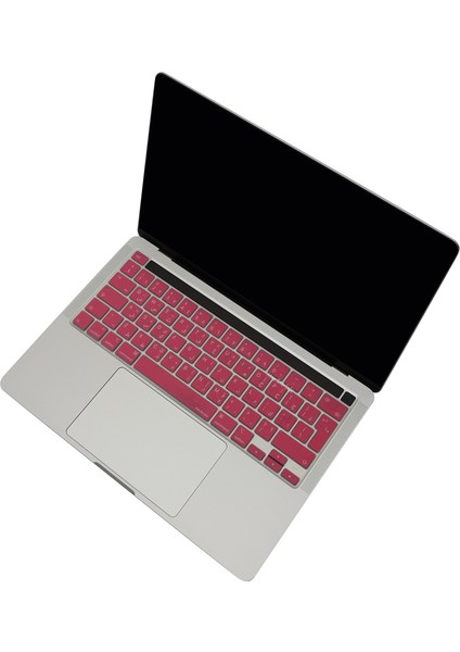 Macbook Pro Klavye Kılıfı 13 inç M1-M2 UK Arapça Baskı A2338 A2289 A2251 A2141 ile Uyumlu