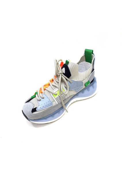 Bej Kadın Sneaker Spor Ayakkabı modelleri