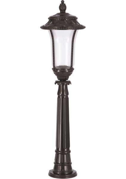 Avonnı BSU-68027-BSY-B Siyah Boyalı Dış Mekan Aydınlatma E27 Aluminyum Akrilik Cam 28CM