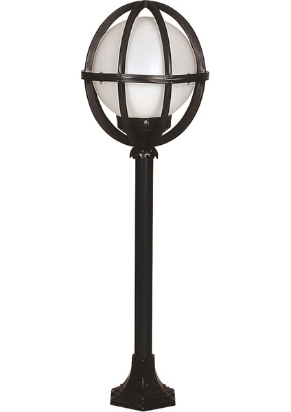 Avonnı BSU-68080-BSY-M7-BOP Siyah Boyalı Dış Mekan Aydınlatma E27 Abs Polietilen Cam 30CM